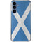 Scotland Flag Distressed Galaxy S24 Clear Case